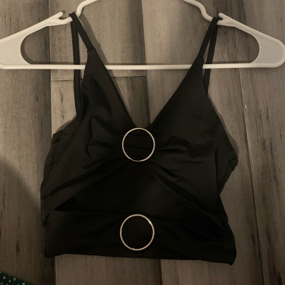 Black tank top